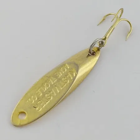 Vintage Acme Kastmaster, 1/8oz gold fishing spoon #24154