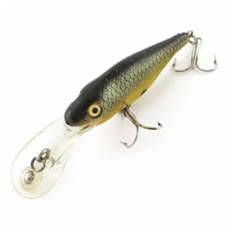 Vintage Rebel Double Deep Shad, 3/16oz brown/yellow fishing lure #24155