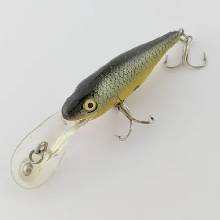 Vintage Rebel Double Deep Shad, 3/16oz brown/yellow fishing lure #24155