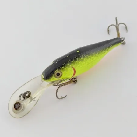 Vintage Rebel Double Deep Shad, 3/16oz Chartreuse fishing lure #24156