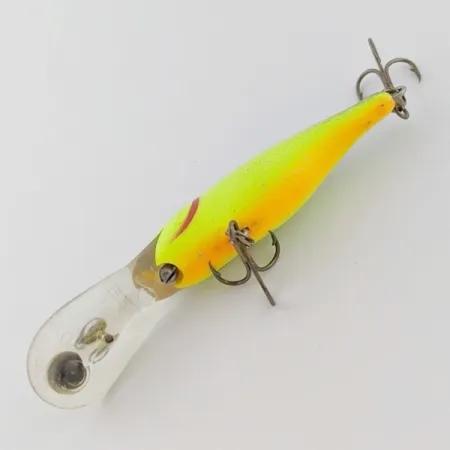 Vintage Rebel Double Deep Shad, 3/16oz Chartreuse fishing lure #24156