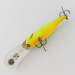 Vintage   Rebel Double Deep Shad, 3/16oz Chartreuse fishing lure #24156