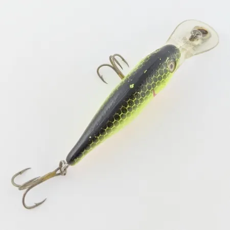 Vintage Rebel Double Deep Shad, 3/16oz Chartreuse fishing lure #24156