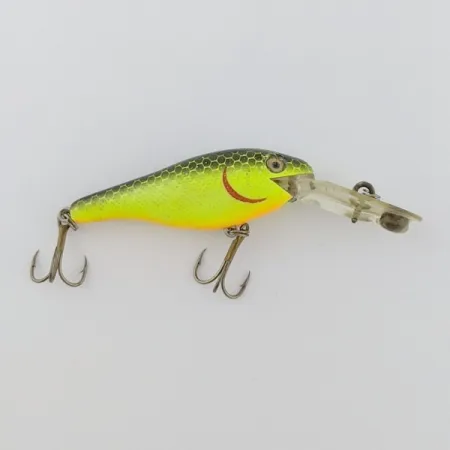 Vintage Rebel Double Deep Shad, 3/16oz Chartreuse fishing lure #24156