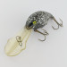 Vintage   Luhr Jensen Hot Lips Express, 2/5oz Black glitter fishing lure #24157