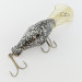 Vintage   Luhr Jensen Hot Lips Express, 2/5oz Black glitter fishing lure #24157
