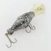 Vintage   Luhr Jensen Hot Lips Express, 2/5oz Black glitter fishing lure #24157