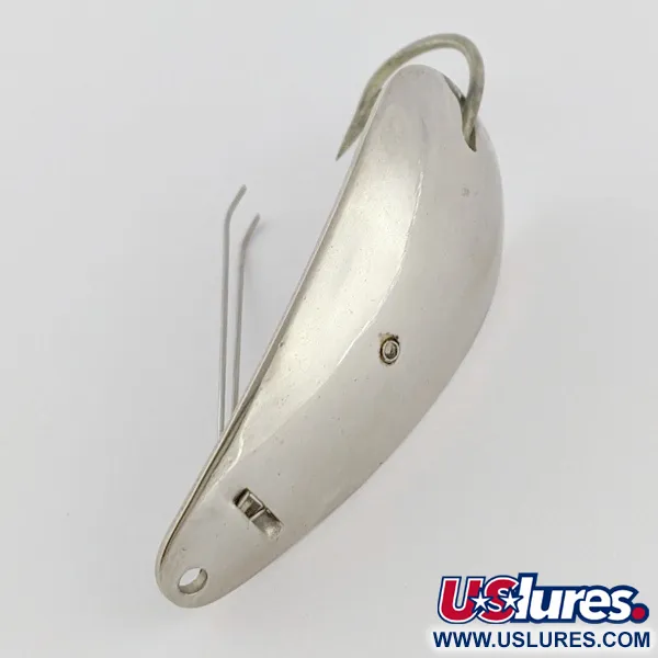 Vintage   Master Weedless Lotta Junior, 2/5oz silver fishing spoon #24158