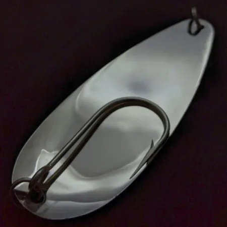 Vintage  GRASSL’S DOUBLE OO BAYFIELD BRUTE, 1oz nickel fishing spoon #24160