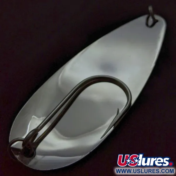 Vintage    GRASSL’S DOUBLE OO BAYFIELD BRUTE, 1oz nickel fishing spoon #24160