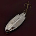 Vintage    Herter's Swiss Spoon (Japan), 1/4oz nickel/red eyes fishing spoon #24161