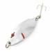 Vintage    Herter's Swiss Spoon (Japan), 1/4oz nickel/red eyes fishing spoon #24161