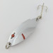 Vintage    Herter's Swiss Spoon (Japan), 1/4oz nickel/red eyes fishing spoon #24161
