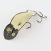 Vintage   Buck Perry spoonplug, 1/4oz Black/White fishing spoon #24162