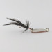 Vintage   Weller Gypsy King Deluxe, 1/16oz Nickel/red/black fishing spoon #24165