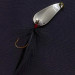 Vintage   Weller Gypsy King Deluxe, 1/16oz Nickel/red/black fishing spoon #24165