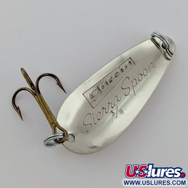 Vintage  Abu Garcia  Garcia Sierra Spoon, 2/5oz Silver fishing spoon #24169