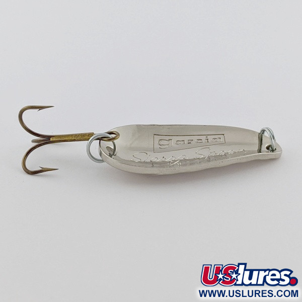 Vintage  Abu Garcia  Garcia Sierra Spoon, 2/5oz Silver fishing spoon #24169