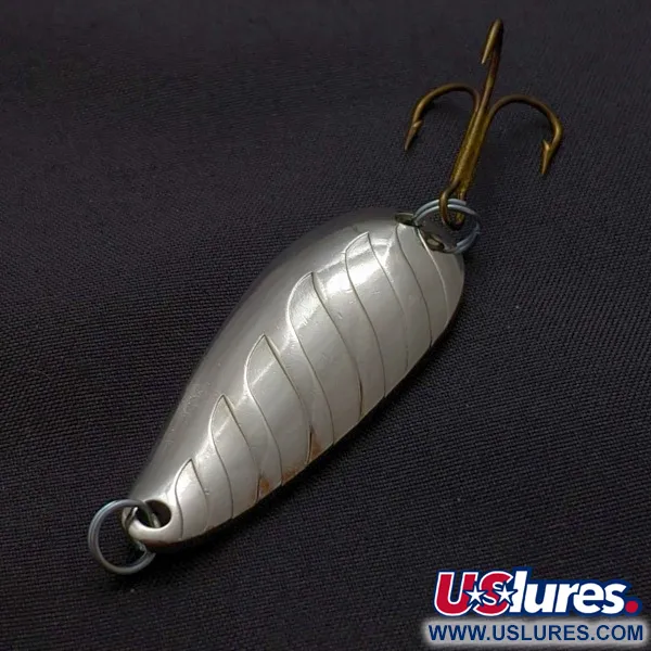 Vintage Abu Garcia  Garcia Sierra Spoon, 2/5oz Silver fishing spoon #24169