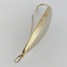 Vintage   Johnson Silver Minnow Weedless, 3/4oz gold fishing spoon #24171