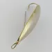 Vintage   Johnson Silver Minnow Weedless, 3/4oz gold fishing spoon #24171