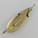 Vintage   Johnson Silver Minnow Weedless, 3/4oz gold fishing spoon #24171