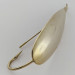 Vintage   Johnson Silver Minnow Weedless, 3/4oz gold fishing spoon #24171