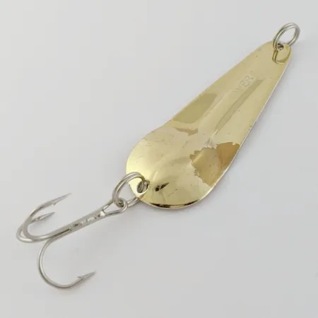 Vintage James Aitken Haver, 2/5oz gold fishing spoon #24172