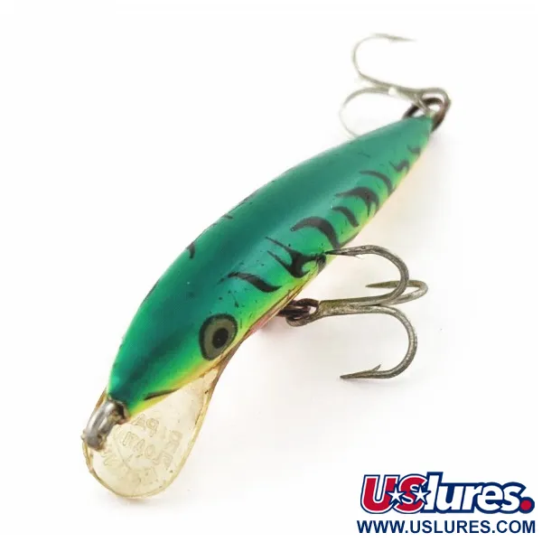 Vintage   Rapala Original Floater F7 , 1/8oz  Fire Tiger fishing lure #24175