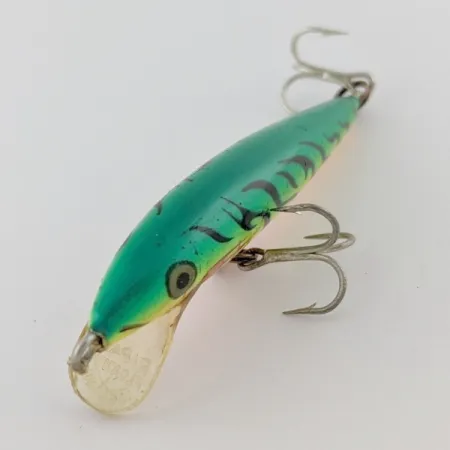 Vintage Rapala Original Floater F7 , 1/8oz  Fire Tiger fishing lure #24175