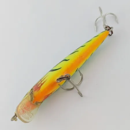 Vintage Rapala Original Floater F7 , 1/8oz  Fire Tiger fishing lure #24175