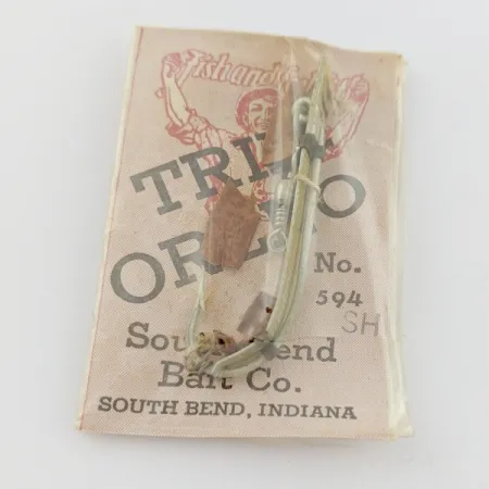 South Bend Trix-Oreno 594, 1/16oz silver/red fishing spoon #24176