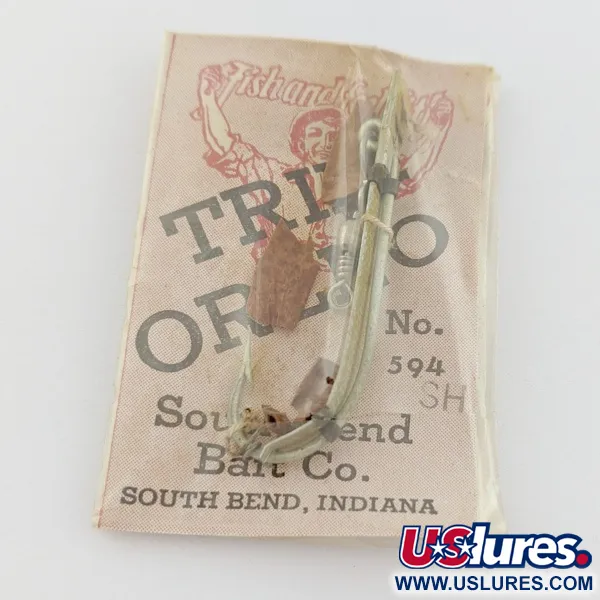   South Bend Trix-Oreno 594, 1/16oz silver/red fishing spoon #24176