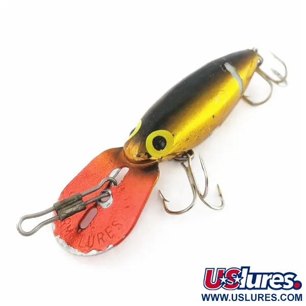 Vintage   Storm Hot'N'Tot Thin Fin, 1/4oz Gold fishing lure #24178