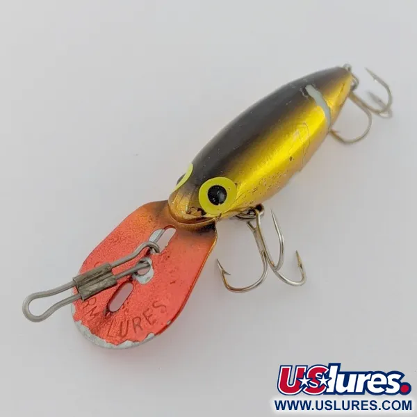 Vintage   Storm Hot'N'Tot Thin Fin, 1/4oz Gold fishing lure #24178
