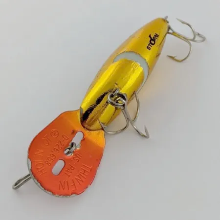 Vintage Storm Hot'N'Tot Thin Fin, 1/4oz Gold fishing lure #24178