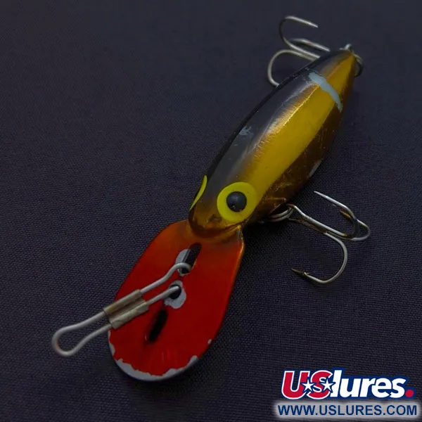 Vintage   Storm Hot'N'Tot Thin Fin, 1/4oz Gold fishing lure #24178