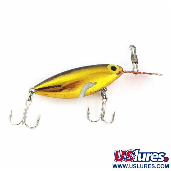 Vintage   Storm Hot'N'Tot Thin Fin, 1/4oz Gold fishing lure #24178