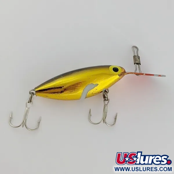 Vintage   Storm Hot'N'Tot Thin Fin, 1/4oz Gold fishing lure #24178
