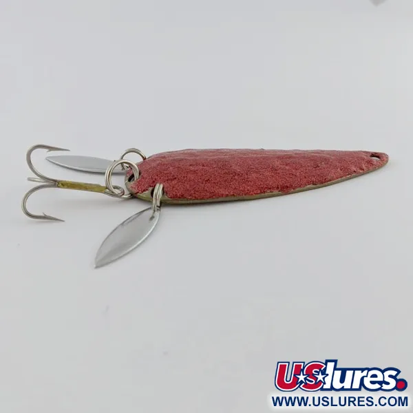 Vintage  Marathon  Marathon, 3/5oz white/red fishing spoon #24180