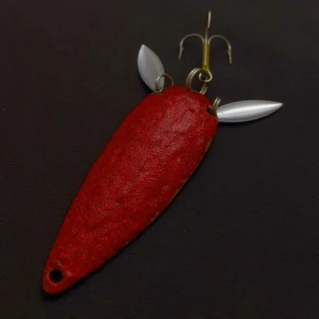 Vintage Marathon  Marathon, 3/5oz white/red fishing spoon #24180