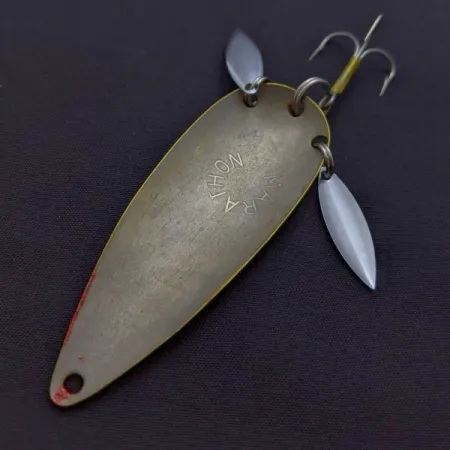 Vintage Marathon  Marathon, 3/5oz white/red fishing spoon #24180