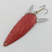 Vintage  Marathon Bait Company Marathon, 3/5oz white/red fishing spoon #24180