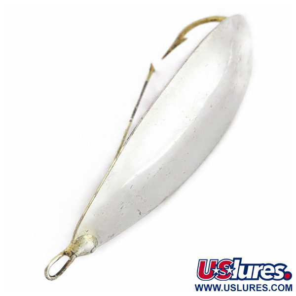 Vintage   Johnson Silver Minnow, 1oz silver/gold fishing spoon #24182