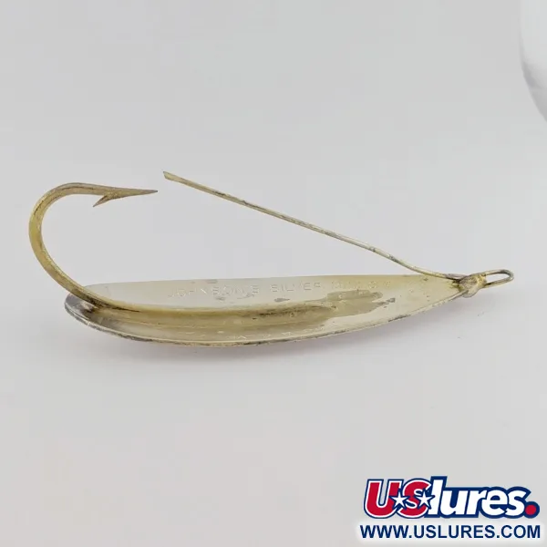Vintage   Johnson Silver Minnow, 1oz silver/gold fishing spoon #24182