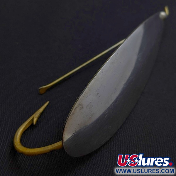 Vintage   Johnson Silver Minnow, 1oz silver/gold fishing spoon #24182