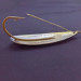 Vintage   Johnson Silver Minnow, 1oz silver/gold fishing spoon #24182