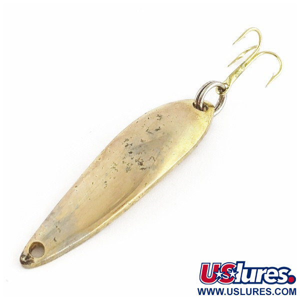 Vintage   Acme Fiord Spoon Jr Lightning (50s), 1/4oz gold fishing spoon #24184