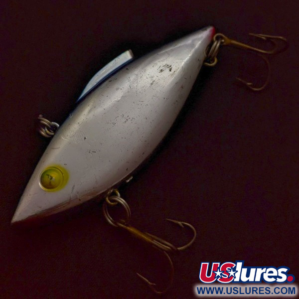 Vintage   Bill Lewis Rat-L-Trap, 1/2oz Nickel Blue Back fishing lure #24188