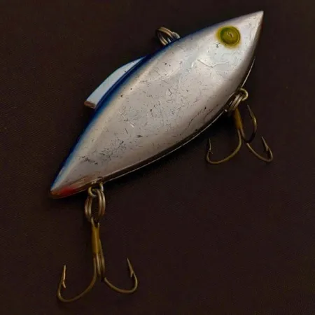 Vintage Bill Lewis Rat-L-Trap, 1/2oz Nickel Blue Back fishing lure #24188